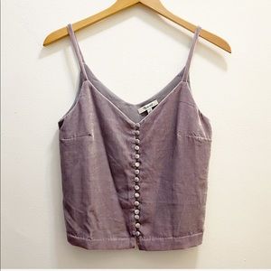 Madewell || Velvet Sleeveless Top